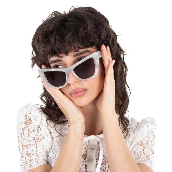 🕶️New Off-White OERI045 EDVARD 0807 Sunglasses - Grey Marble Frame - Picture 3 of 10